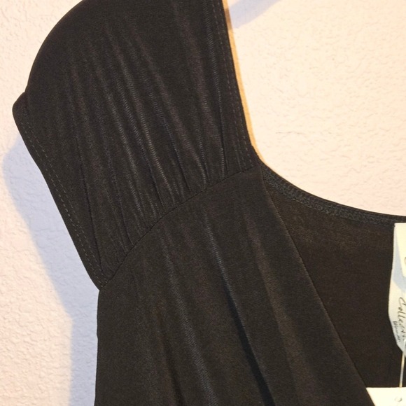 Black‎ Maxi Dress Sleeveless Evening Party Cocktail Casual - Picture 1 of 6